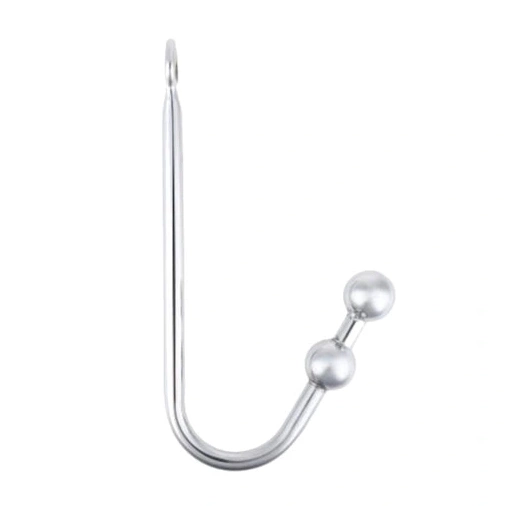 Anal Hooks 4417 Steel Stainless Pleasurable Two Hook Anal Balls 0805